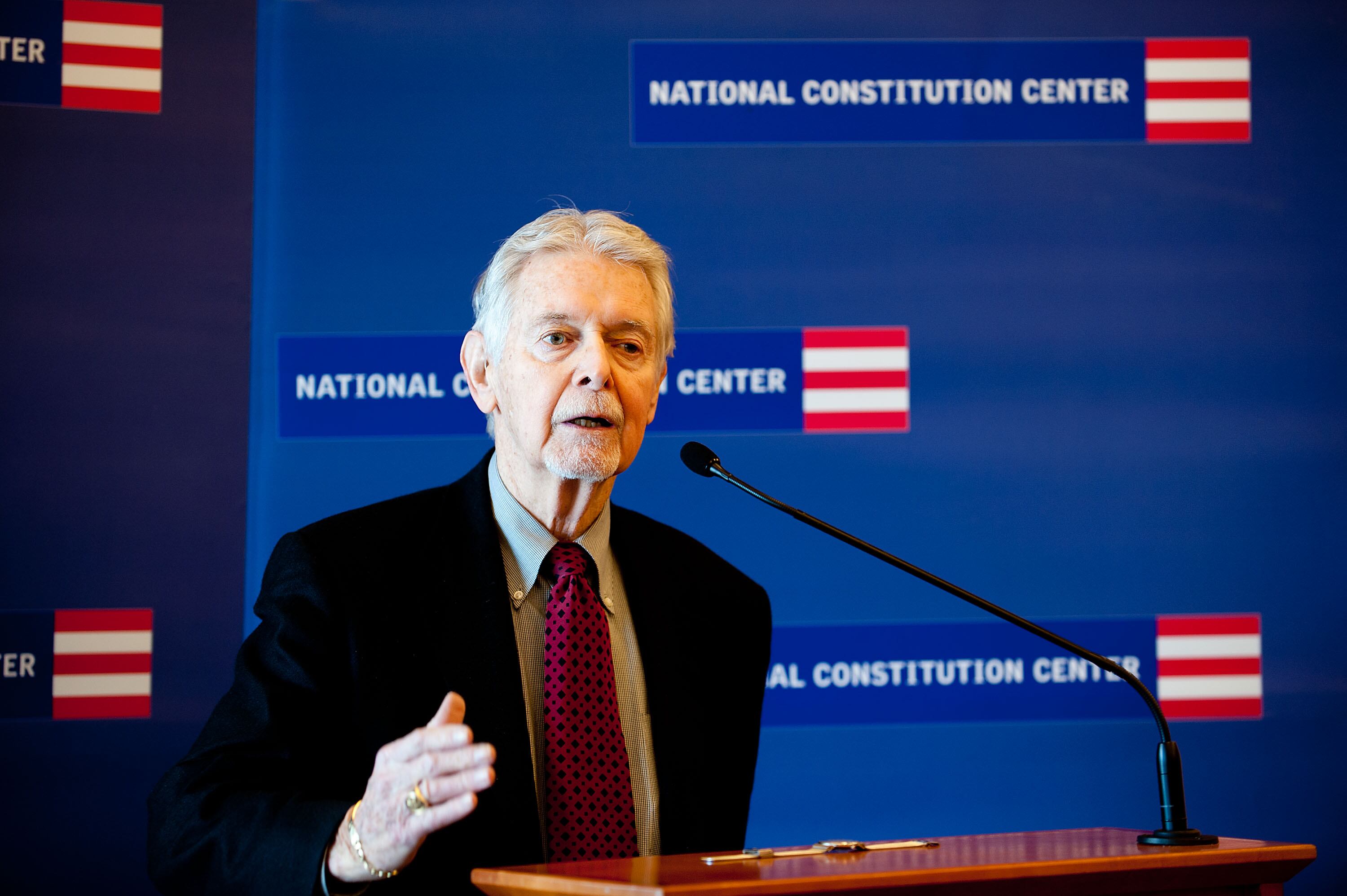 PHILADELPHIA, PA - MARCH 3: Peter Earnest, Executive Director of the International Spy Museum, speaks at the "Spies, Traitors & Saboteurs: Fear & Freedom In America" exhibition being held at the National Constitution Center on March 3, 2011 in Philadelphia, Pennsylvania. (Photo Jeff Fusco/Getty Images)