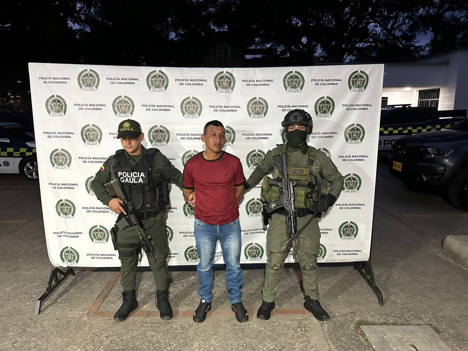 Capturado Édgar Hernán Tenorio Mulcue, alias ‘Édgar’, presunto cabecilla del frente Dagoberto Ramos. Crédito: Policía Nacional.