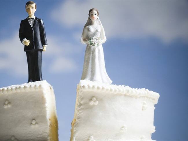 El año pasado 23.422 matrimonios decidieron dar por terminadas sus uniones, de acuerdo con la Superintendencia de Notariado y Registro.. Foto: Getty Images