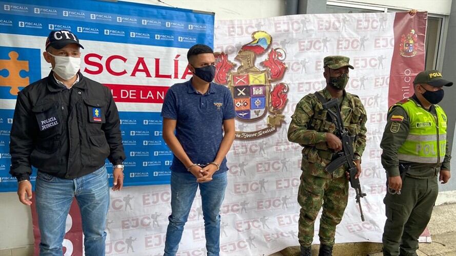 El hombre fue localizado en el barrio Modelo de Popayán. Foto: Ejército Nacional
