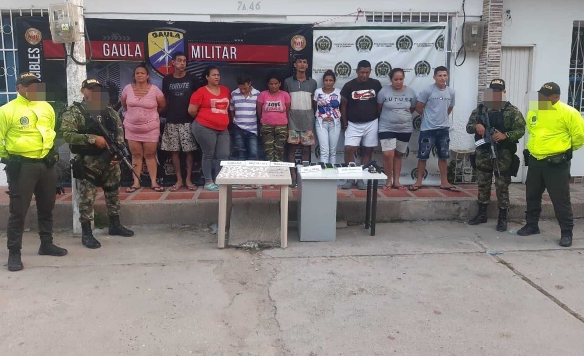 Capturados/ Policía del Magdalena