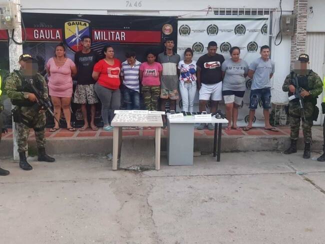 Capturados/ Policía del Magdalena