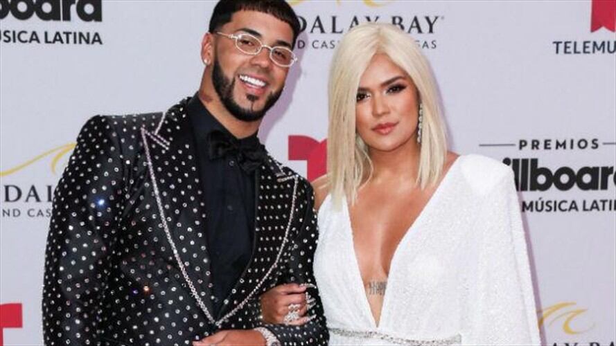 Karol G y Anuel GG. Foto: Reuters
