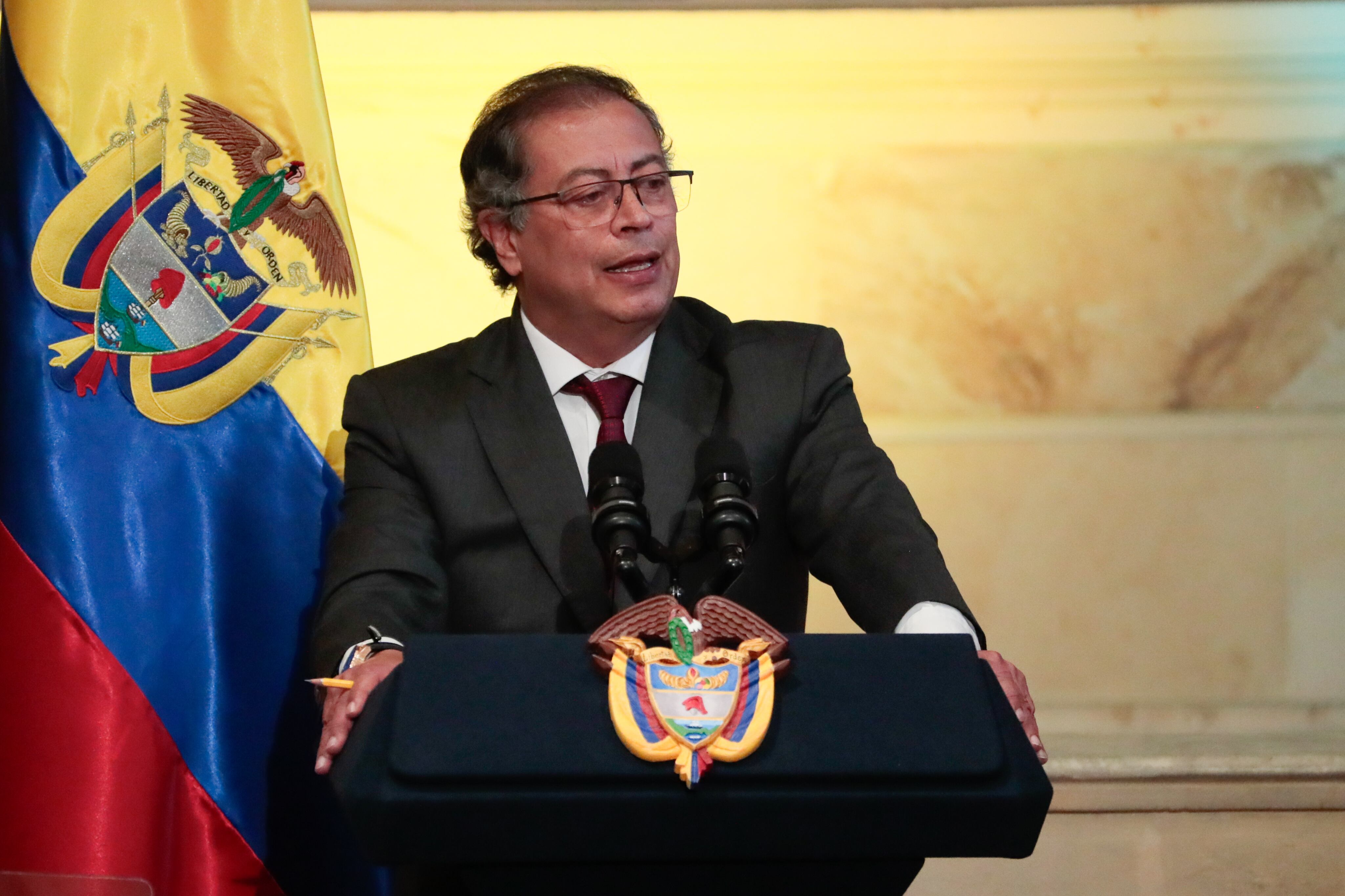 El presidente Gustavo Petro. EFE / Carlos Ortega