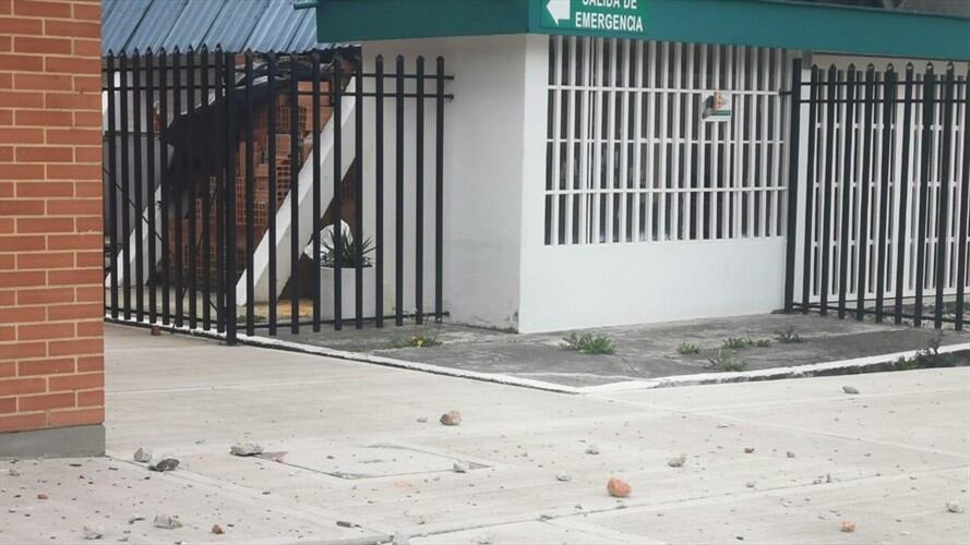 La secretaría de Ambiente hizo una visita técnica y asegura que el humo que arroja el horno no representa riesgo de contagio de COVID-19.. Foto: Cortesía