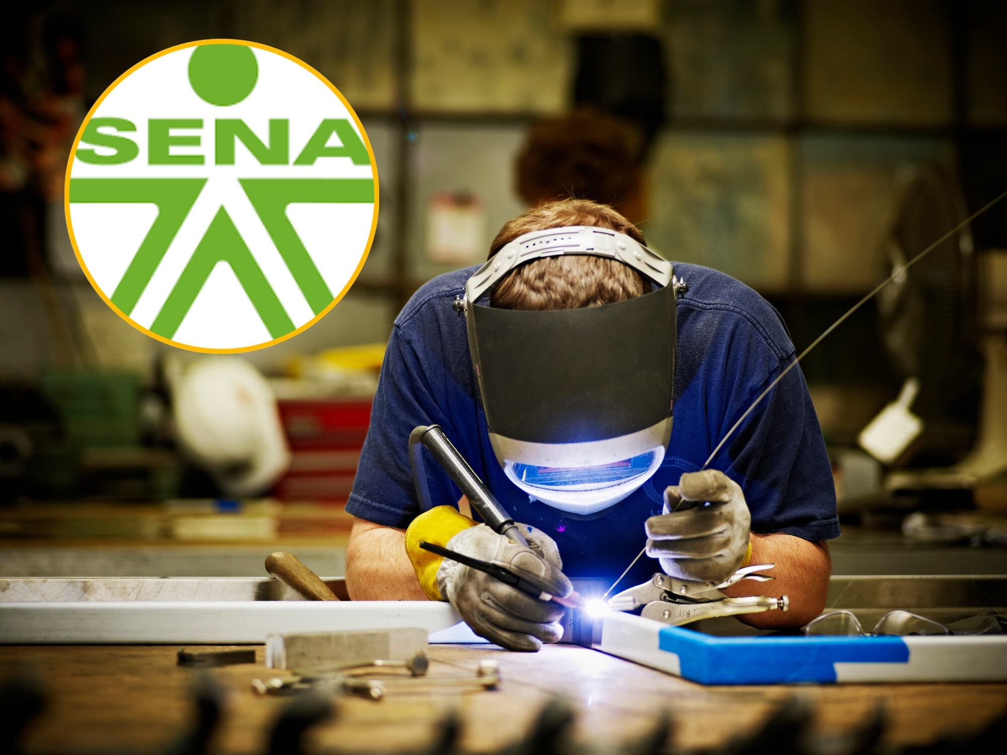 Curso del Sena para aprender a soldar imagen de referencia. Fotos: Getty Images y Sena.