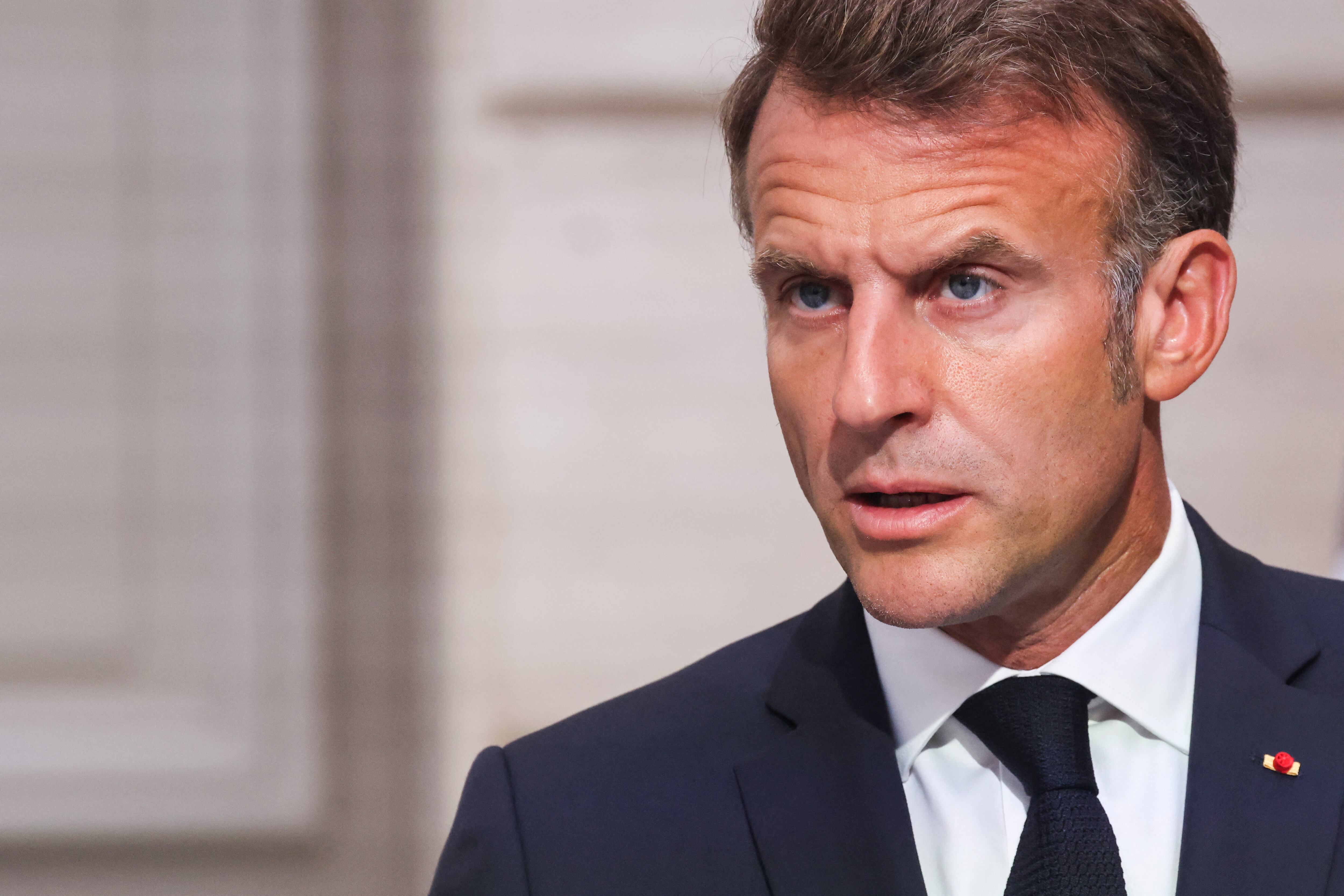 El presidente de Francia, Emmanuel Macron, el 4 de septiembre de 2025. FOTO: LUDOVIC MARIN/POOL/AFP vía Getty Images