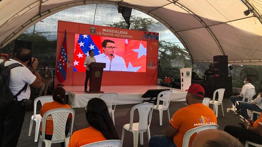 Fiscalía archivó procesos en contra de Carlos Caicedo por carencia de peso judicial. Foto: Cortesía: Gobernación del Magdalena