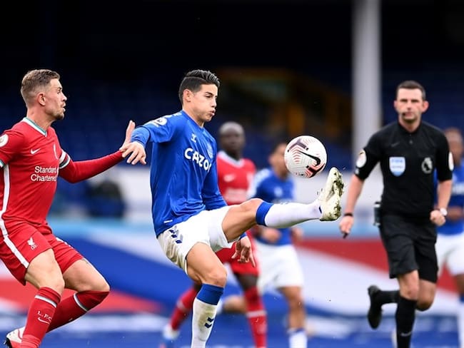 James Rodríguez podría jugar ante el Sauthampton. Foto: Getty