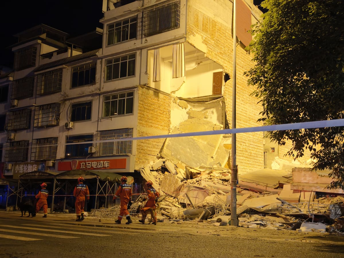 Un terremoto de magnitud 5,2 deja tres desaparecidos y cuatro heridos en el sur de China