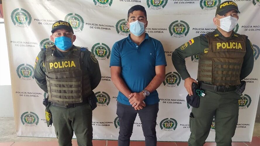 Cayó alias ‘El Negro’, el presunto determinador del homicidio de Alejandro Llinás. Foto: Cortesía: Fiscalía