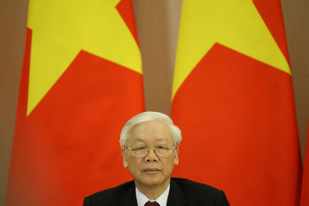 Nguyen Phu Trong.  (Photo by Mikhail Svetlov/Getty Images)