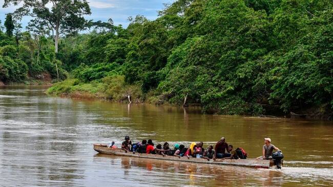 Aumentó el número de niños migrantes que cruzan el Darién. Foto: Getty Images