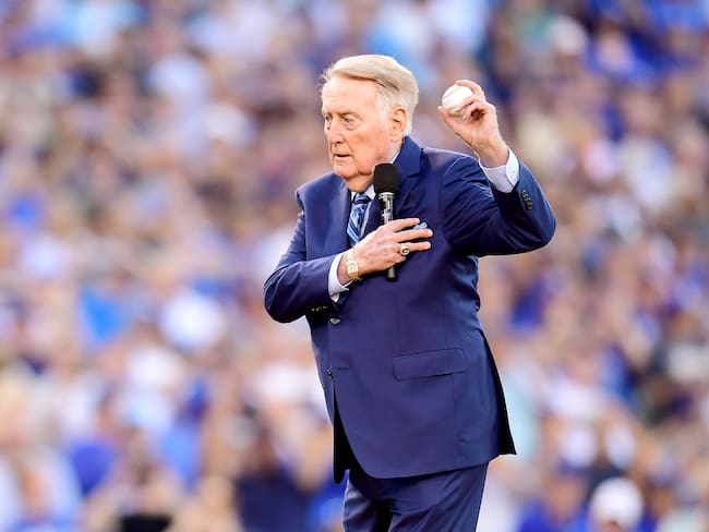 Falleció Vin Scully, el legendario narrador de los Dodgers