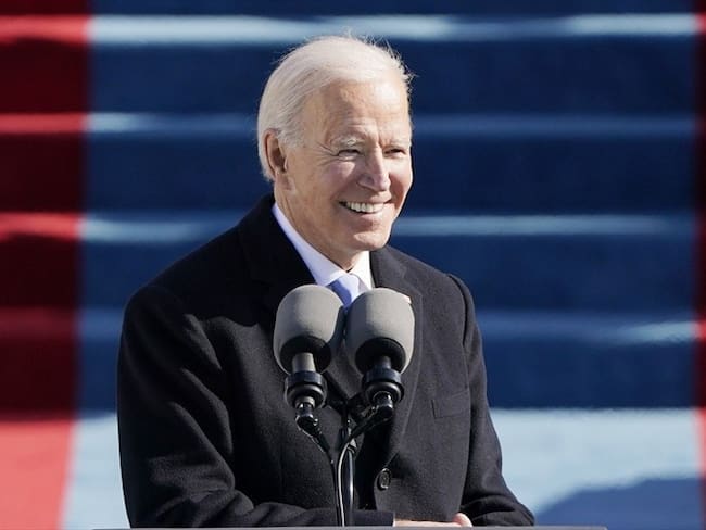 Joe Biden se convierte en el presidente número 46 de los Estados Unidos. Foto: Agencia AFP