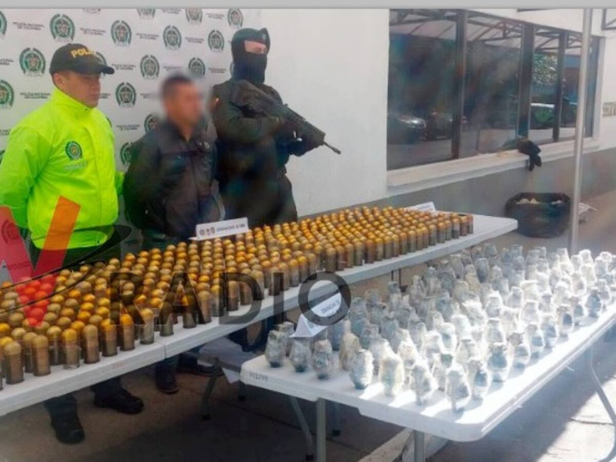 Capturado un sujeto con más de 400 explosivos en Popayán