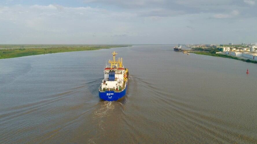 Zona Portuaria de Barranquilla . Foto: Cortesía Cormagdalena