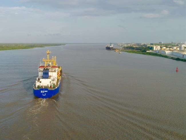 Zona Portuaria de Barranquilla . Foto: Cortesía Cormagdalena