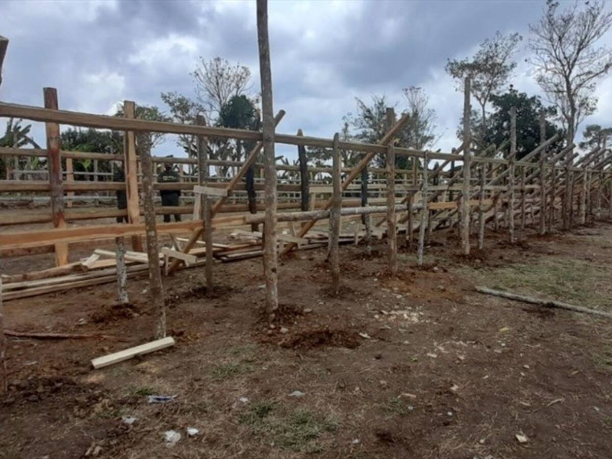 Policía interviene corraleja en zona rural de Puerto Escondido, Córdoba