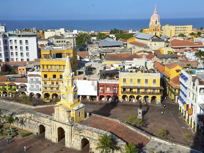 Centro Histórico de la ciudad de Cartagena. Crédito: Cortesía Alcaldía de Cartagena