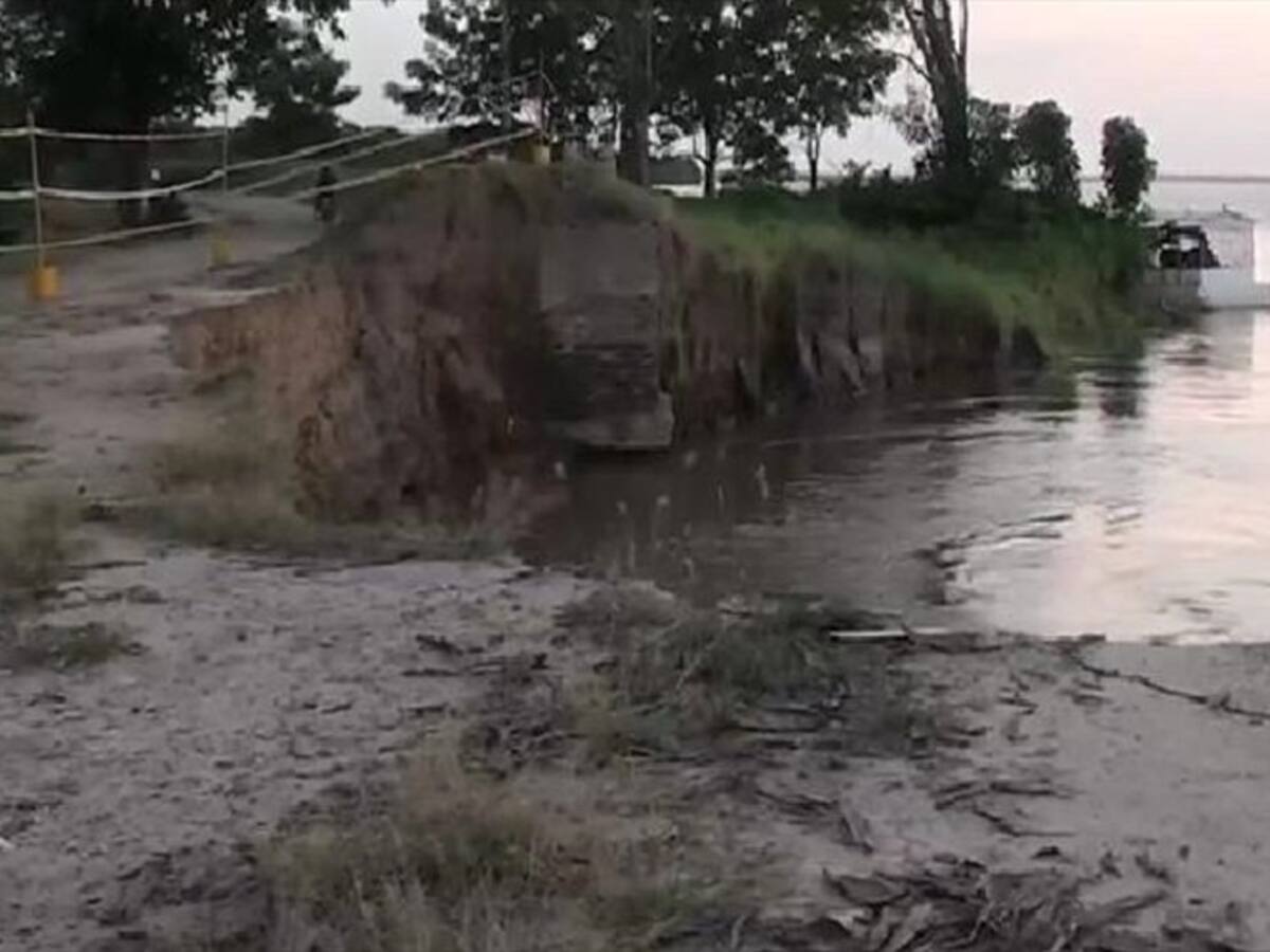 En riesgo de colapso, vía Salamina-El Piñón en el Magdalena