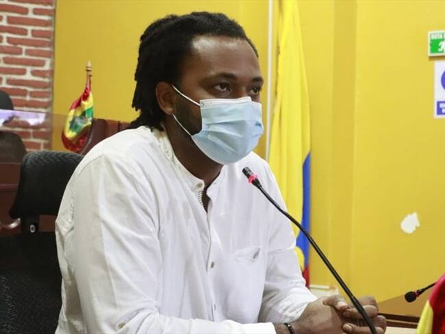 El secretario de Participación, Armando Córdoba, presentó descargos este martes ante la plenaria del Concejo. Foto: Cortesía