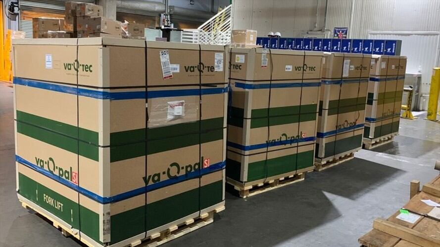 Colombia recibió 1.2 millones de vacunas contra el COVID-19 de Janssen. Foto: Ministerio de Salud