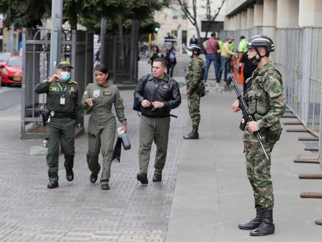 Posesión de Petro: Bogotá se blinda con 15.000 policías y militares. Foto: EFE
