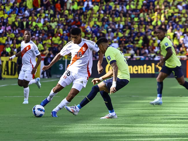Ecuador vs Perú. Foto: Diego Saavedra/Eurasia Sport Images/Getty Images.