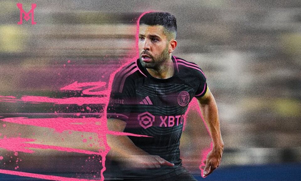 Imagen de presentación de Jordi Alba en el Inter Miami. Foto: Twitter @InterMiamiCF