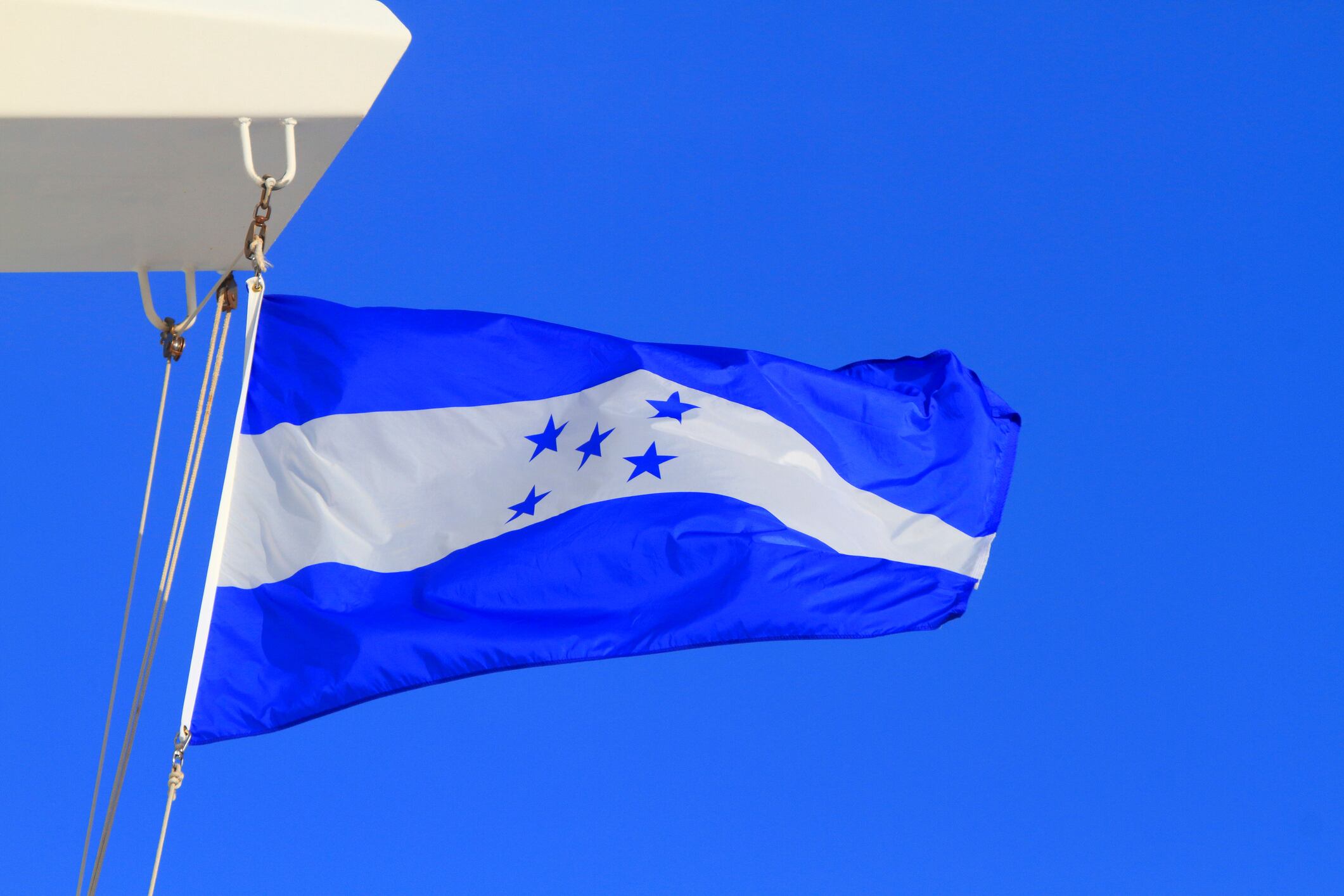 Bandera de Honduras. Foto: Getty Images.