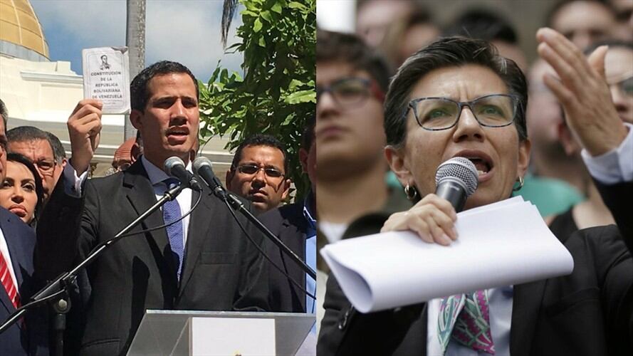 Claudia López envió un mensaje a Juan Guaidó y le pidió que “no se aproveche de la solidaridad colombiana para justificar una intervención militar”. Foto: Colprensa