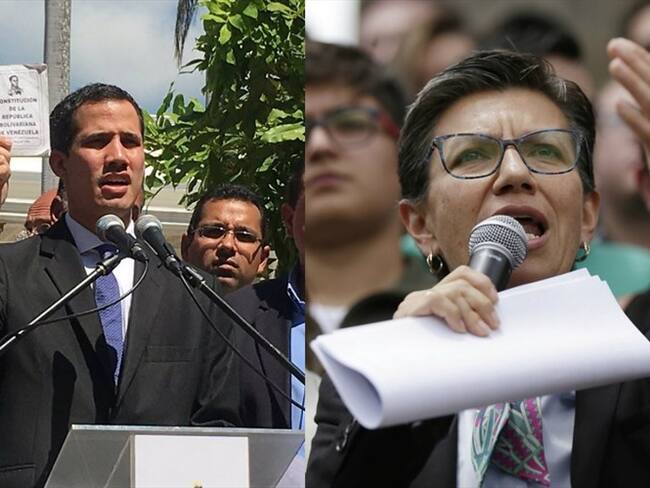 Claudia López envió un mensaje a Juan Guaidó y le pidió que “no se aproveche de la solidaridad colombiana para justificar una intervención militar”. Foto: Colprensa