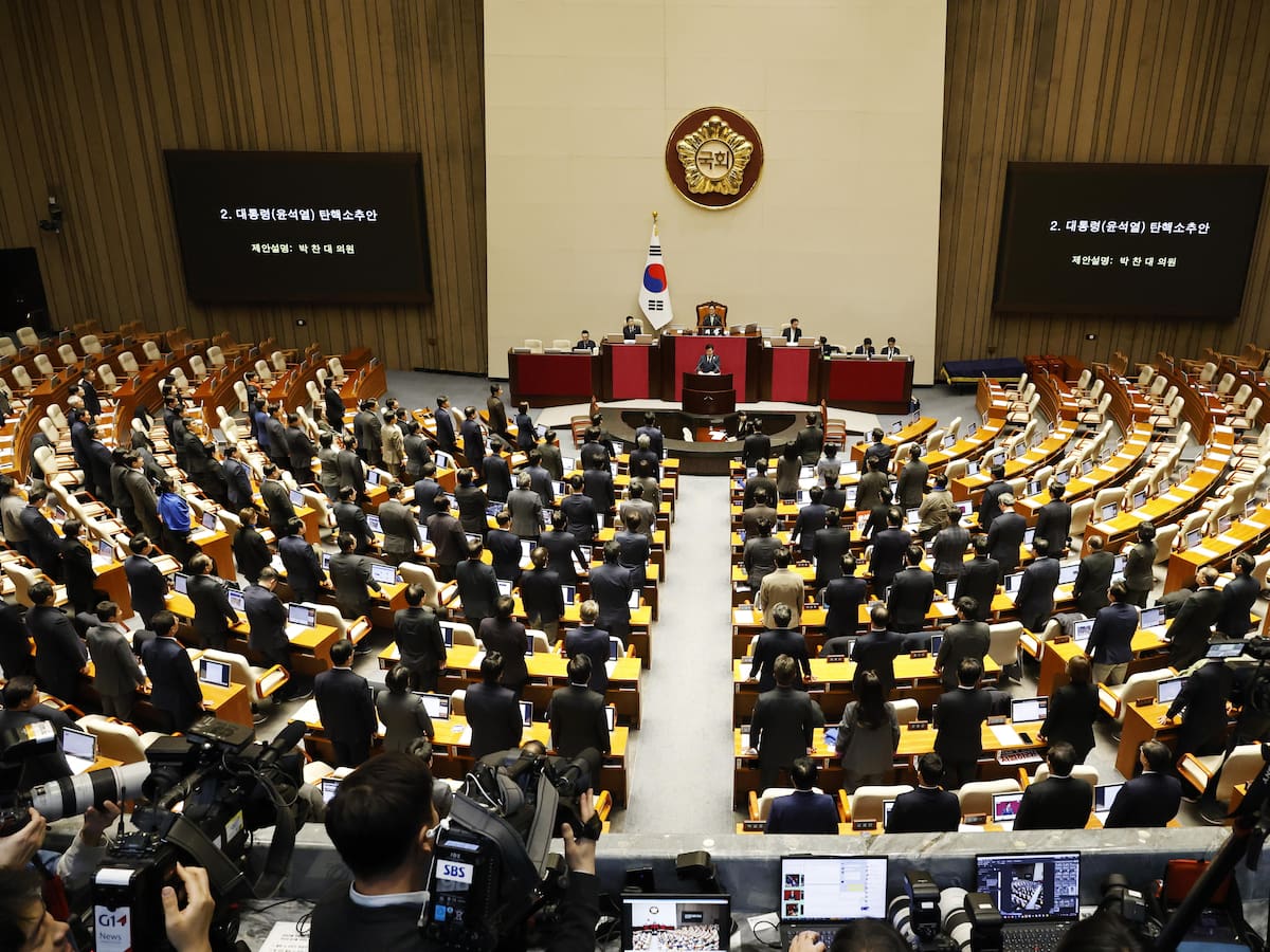 Fracasó la moción para destituir al presidente surcoreano Yoon por el boicot de su partido