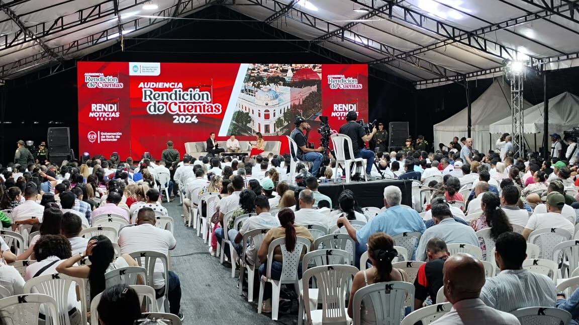 Rendición de cuentas 2024 Gobernación de Norte de Santander / Foto: Caracol Radio