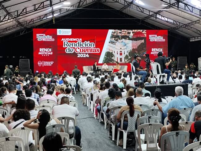 Rendición de cuentas 2024 Gobernación de Norte de Santander / Foto: Caracol Radio