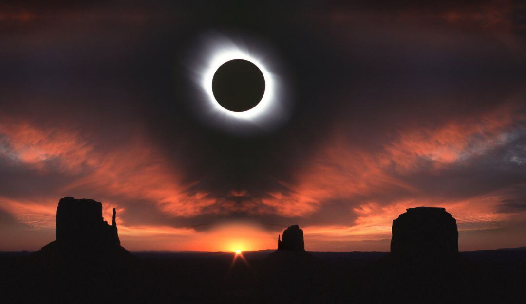 Eclipse de sol. Foto: