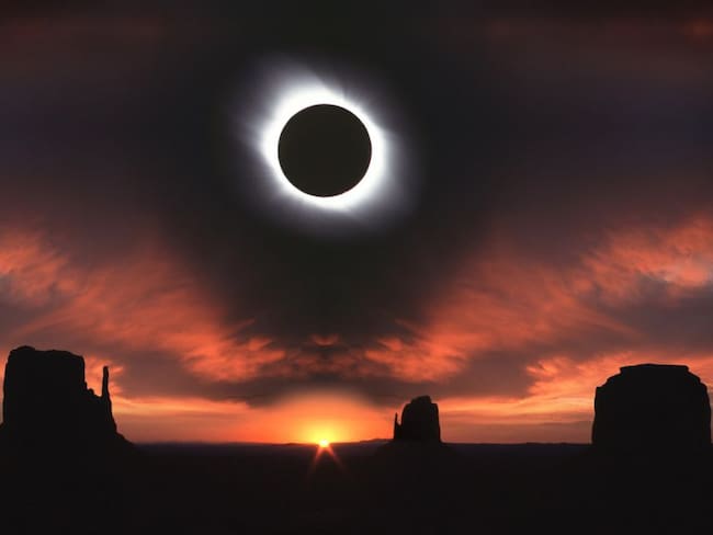 Eclipse de sol. Foto: