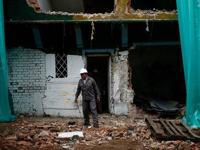 Proceso de demolición del Bronx. Foto: Colprensa - Juan Páez