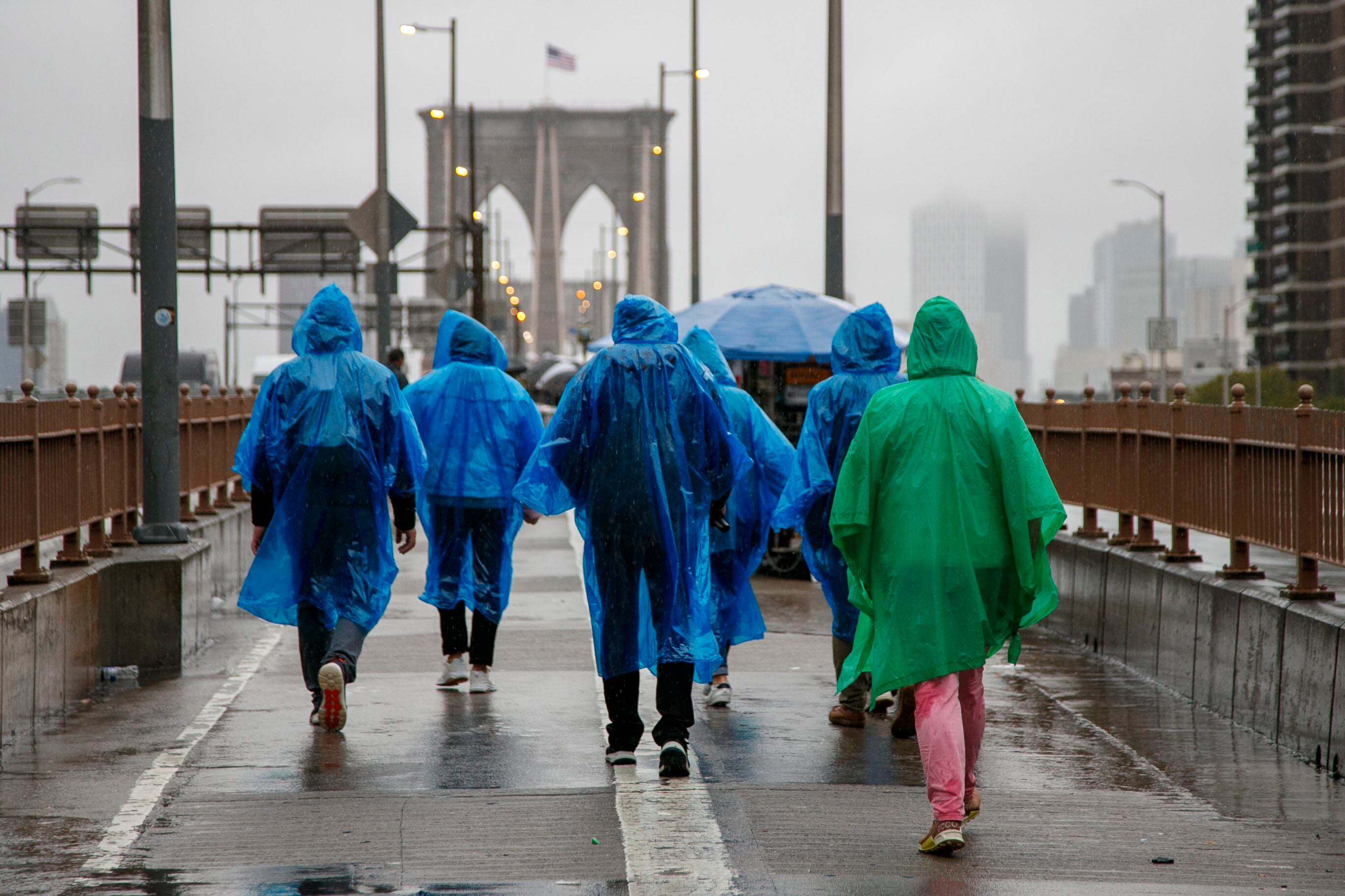 Lluvias en Nueva York. 28 de septiembre de 2023. Foto: EFE.
