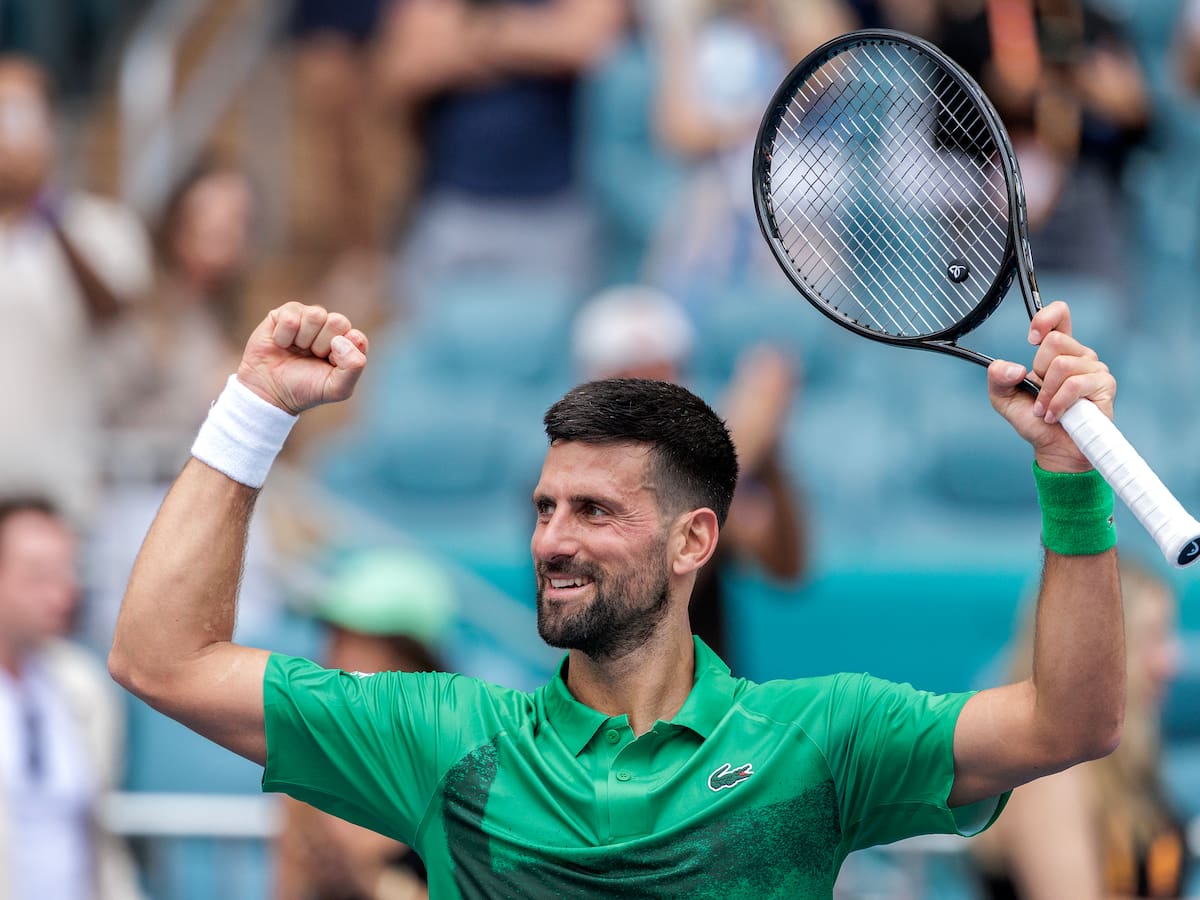 Novak Djokovic brilla en el Miami Open y opina sobre el futuro del tenis