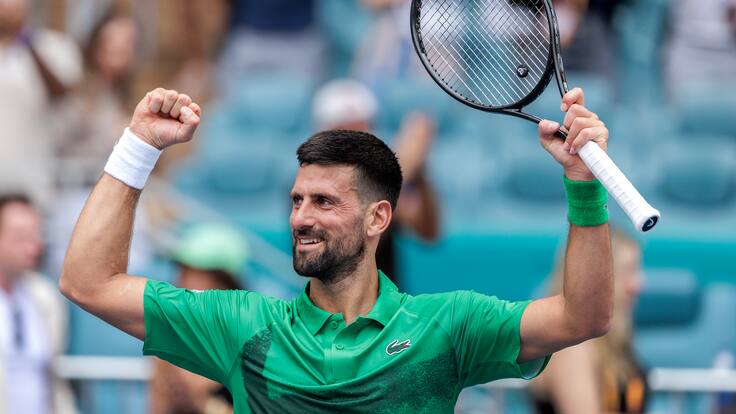Novak Djokovic brilla en el Miami Open y opina sobre el futuro del tenis