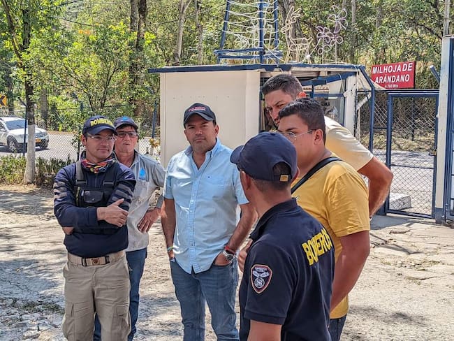 El alcalde de Moniquirá, Boyacá, Fredy Iovanny Pardo decretó la alerta roja en el municipio a causa de las afectaciones del Fenómento de El Niño / Foto. Suministrada