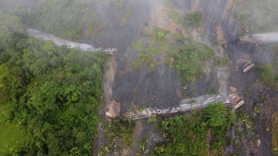 El Invías explicó las vías alternas. Foto: Gestión del Riesgo de Boyacá.