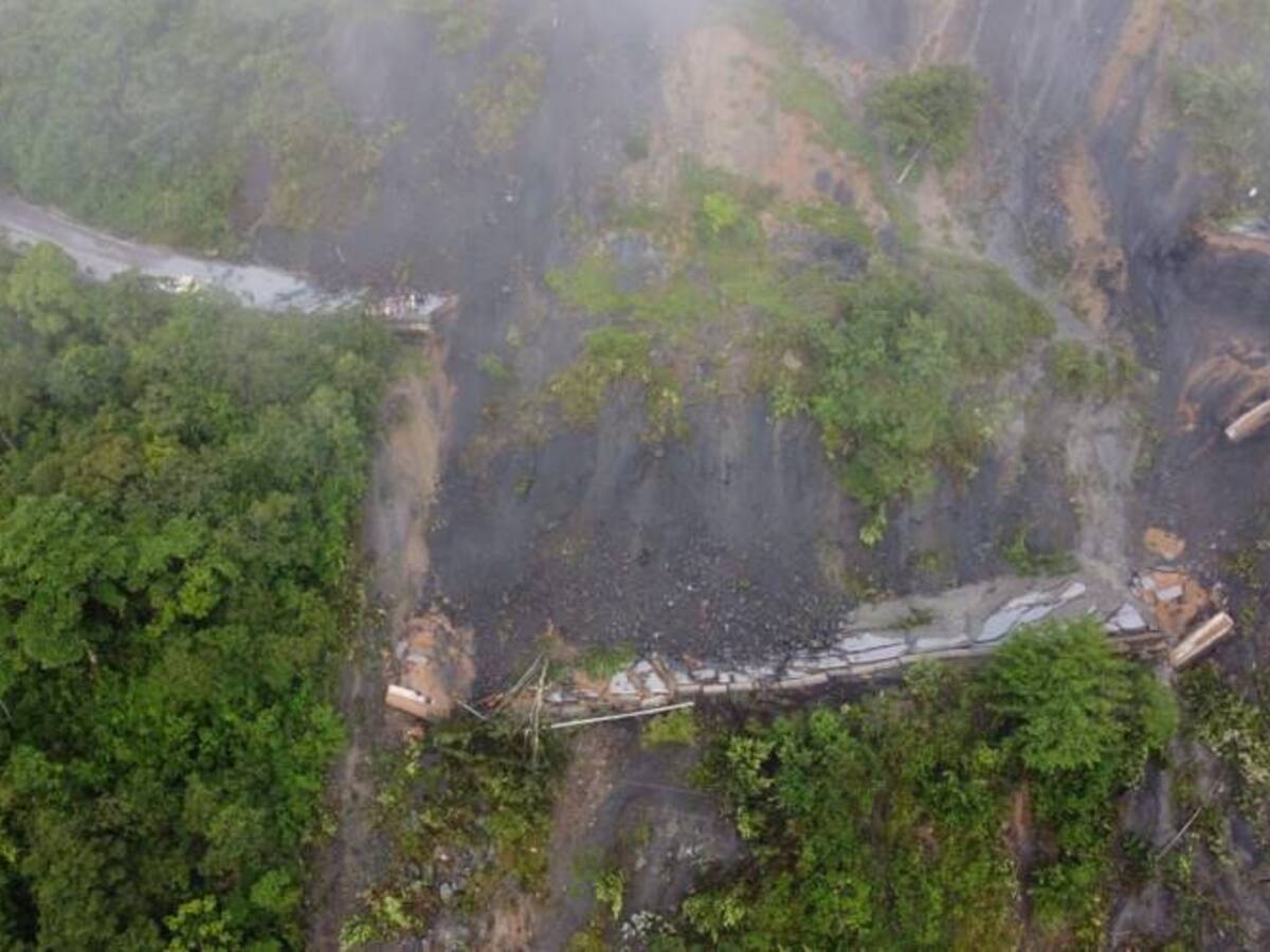 Por deslizamiento se encuentra incomunicado Sogamoso con Aguazul