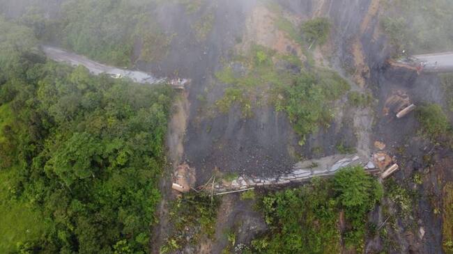 El Invías explicó las vías alternas. Foto: Gestión del Riesgo de Boyacá.
