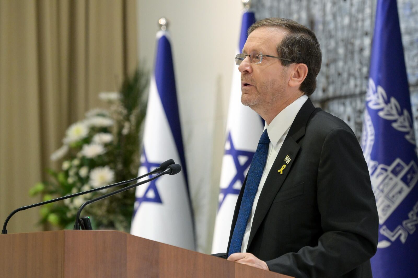 El presidente israelí, Isaac Herzog. FOTO: EFE/ Ma'ayan Toaf / Oficina de Prenda del Gobierno de Israel