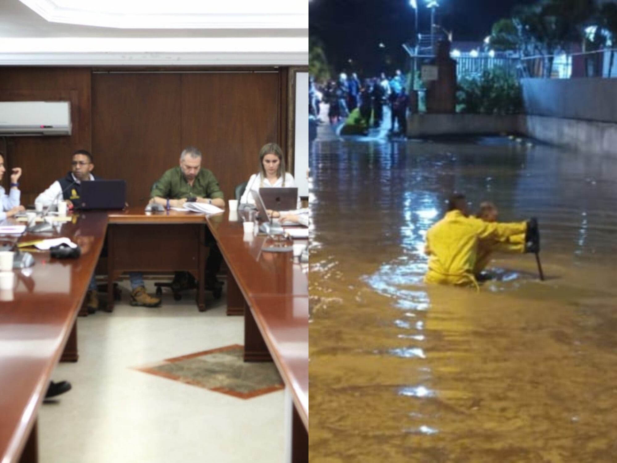 Instalan PMU en Cali para atender emergencias causadas por las lluvias. Fotos: Suministradas.