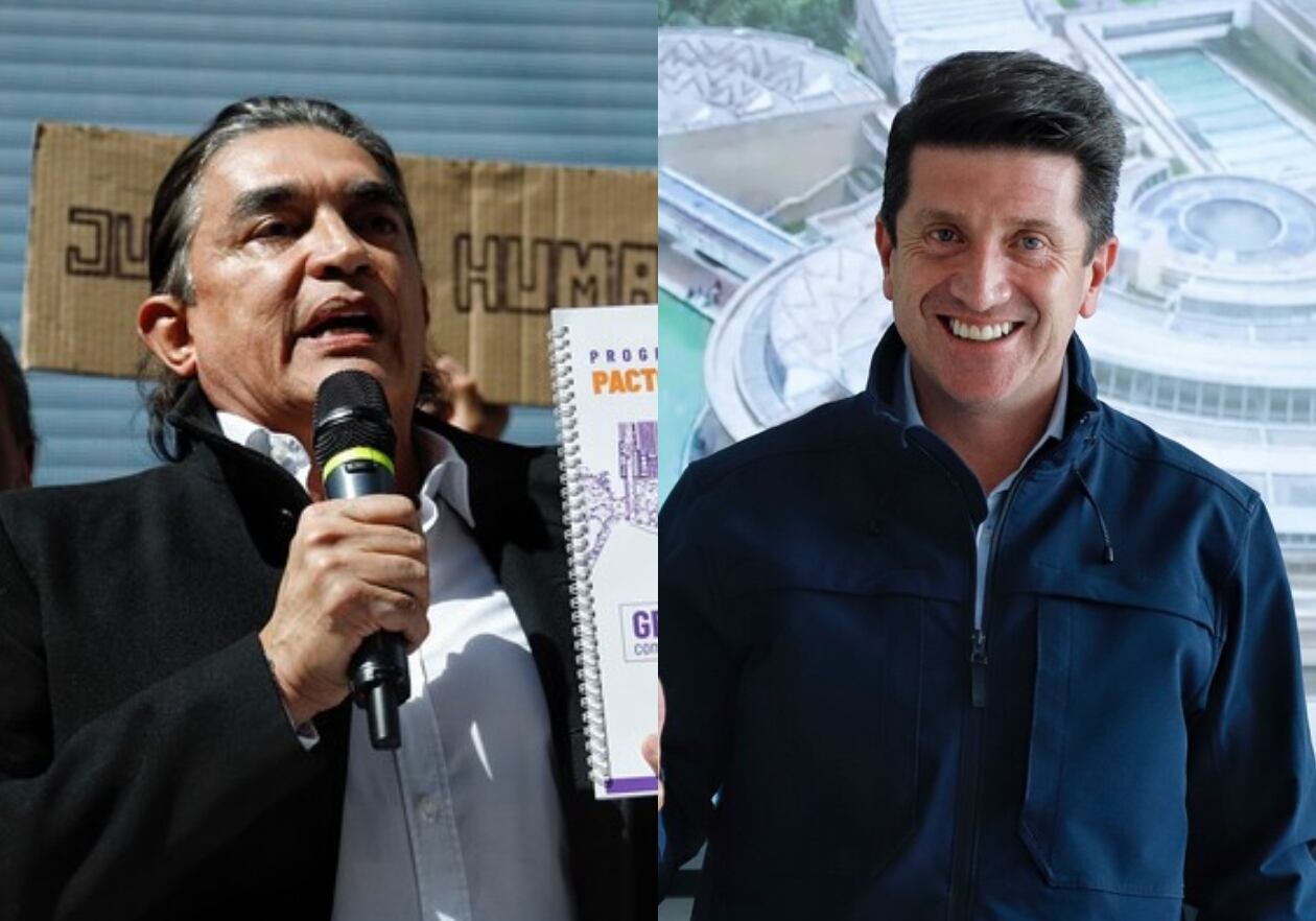 Gustavo Bolívar y Diego Molano. Foto: Colprensa.
