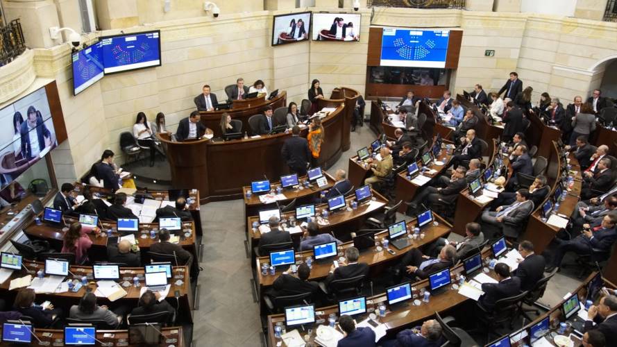 Plenaria del Senado. Créditos: Colprensa